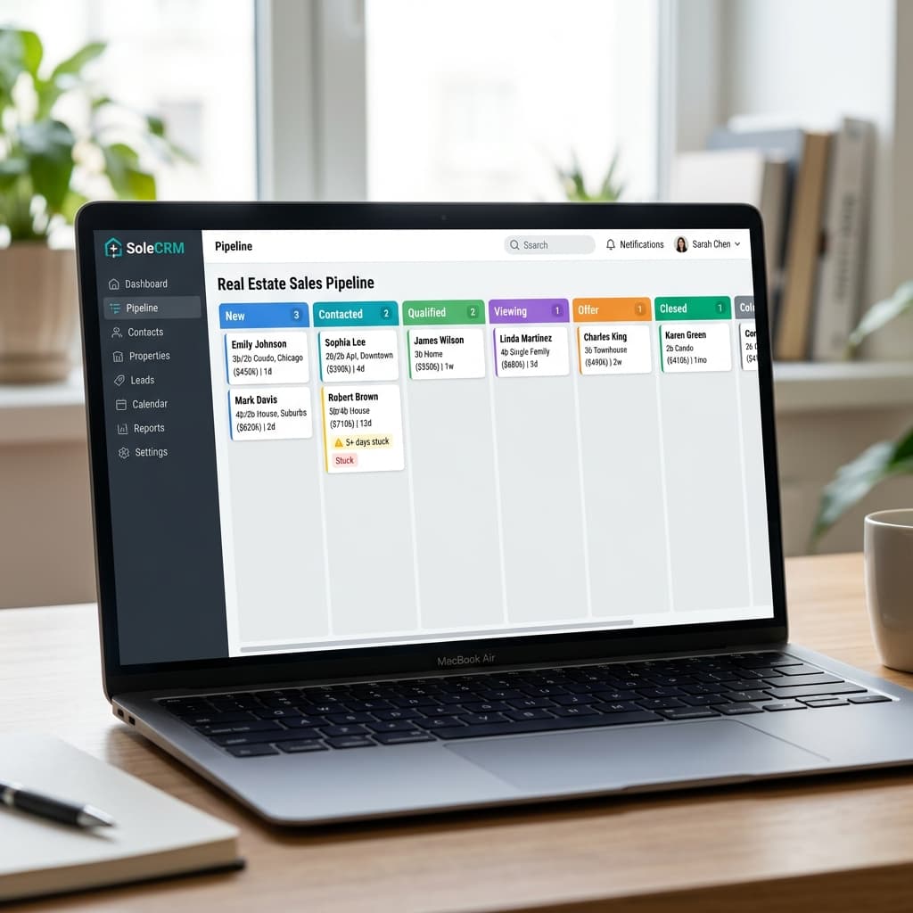 Pipeline Board screen